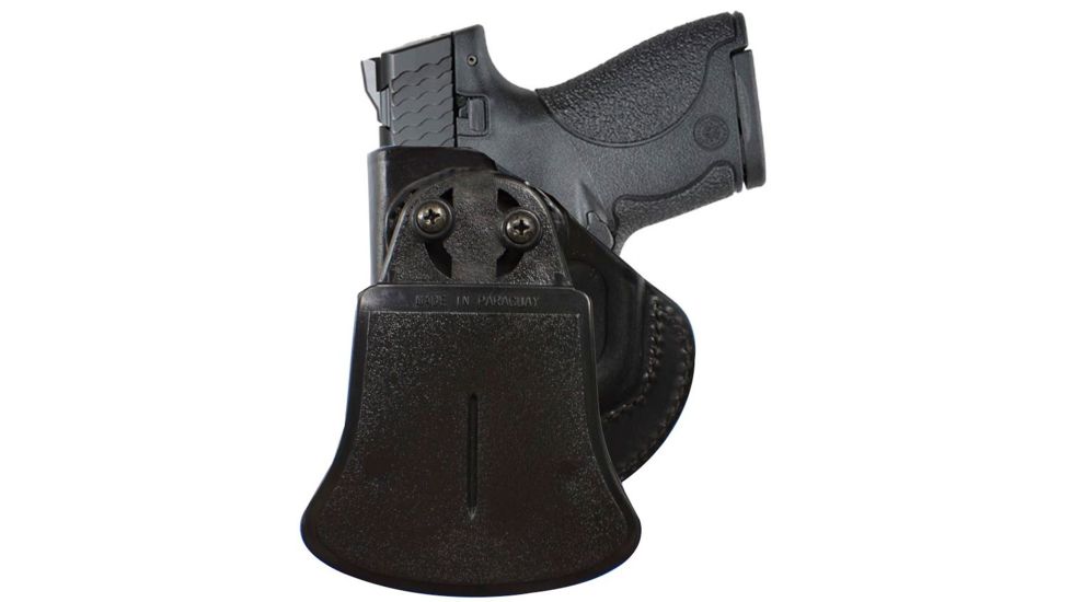 Tagua Gunleather Rotating Quick Draw Paddle Holster Fits Smith &amp; Wesson M&amp;P Black Right Hand