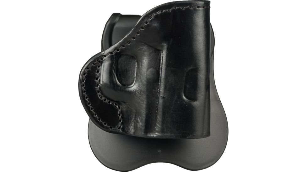 Tagua Gunleather Rotating Quick Draw Paddle Holster, Black, Right Hand, PD2R-640
