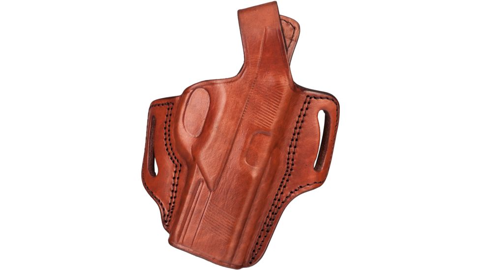 Tagua Gunleather Thumb Break Belt Holster, Brown, Right Hand, BH1-117