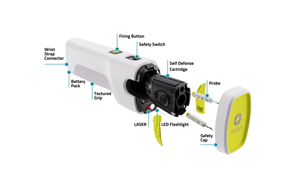 TASER Bolt 2 Taser, White, 100068