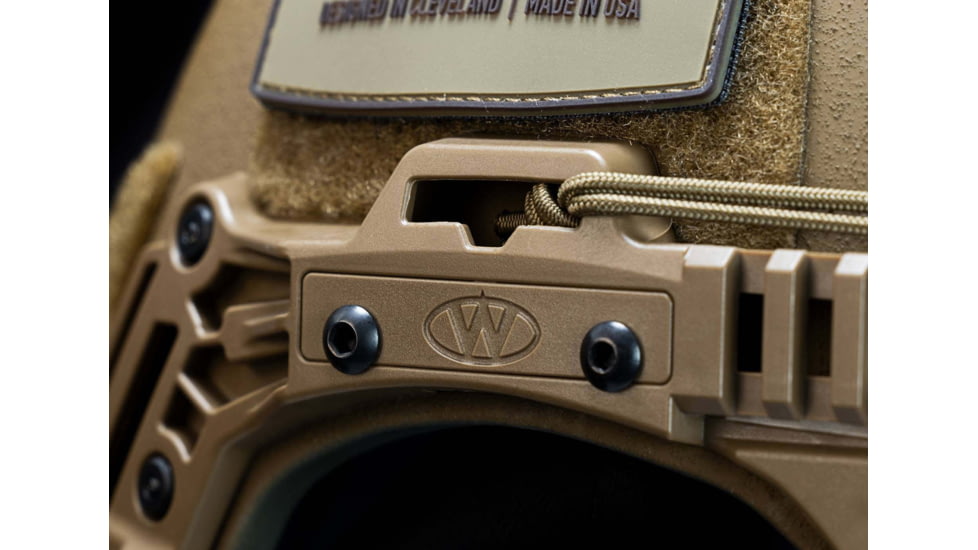 Team Wendy EXFIL Ballistic SL Helmet LED Left Eye Dominant Retention, Coyote Brown, Medium/Large, 76-31S-E31-L