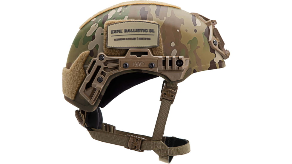 Team Wendy EXFIL Ballistic SL Helmet LED Left Eye Dominant Retention, Multicam, Medium/Large, 76-41S-E31-L