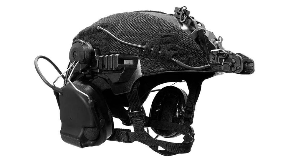 Team Wendy Helmet Cover for EXFIL Carbon w/ Rail 3.0, Extra Large, Black, 71-MHC3-BK-2