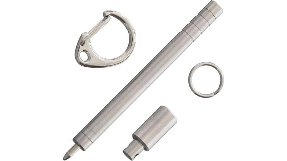 TEC Accessories PicoPen Stainless Steel Pen w/Attachment Rings TEC01