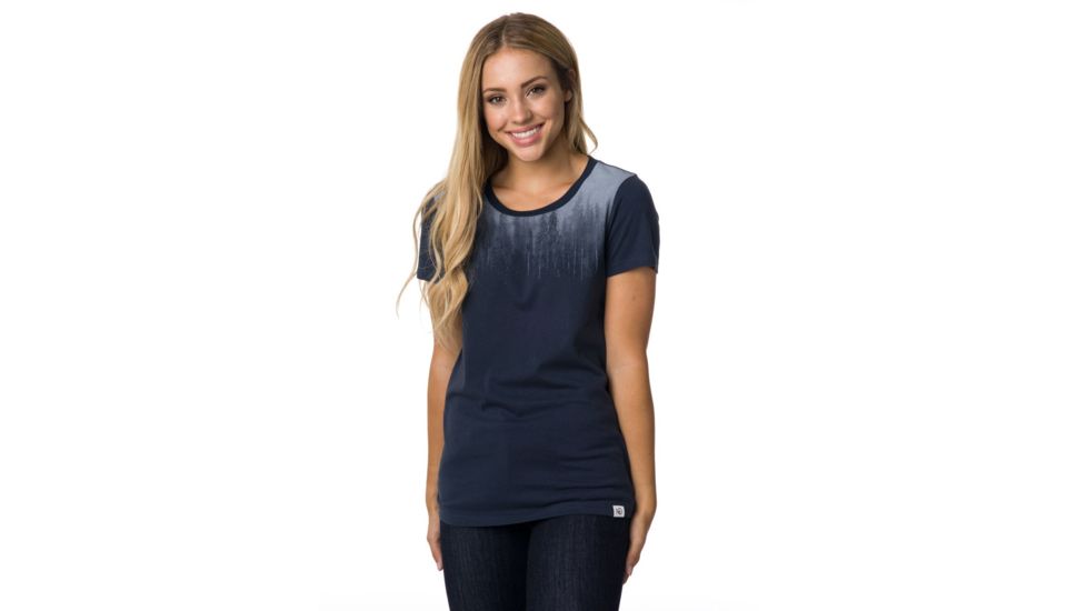 Tentree Foggy Juniper T-Shirt - Womens, Outer Space, Large, FA17-WJFOG-BLU-L