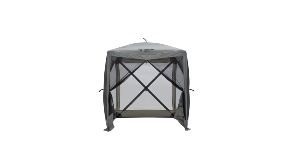 Territory Tents St400Sl Pop Up Portable Screen Tent, Slate Grey, 4-Person, ST400SL