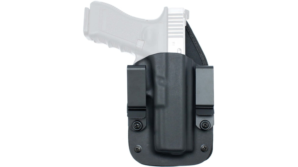 Texas 1836 KYDEX Recruiter - Hybrid IWB Kydex/Ecoleather Holster, Right Hand, Smith &amp; Wesson M&amp;P 9 Shield EZ, With No Attachment, Black, RECRUITER-1090