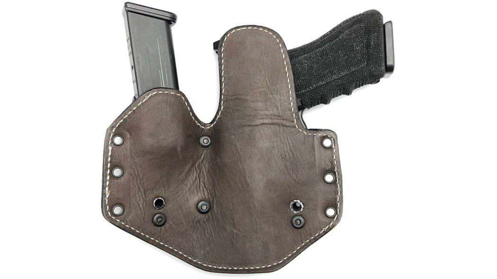 Texas 1836 KYDEX Versus - Appendix Hybrid Holster w/ Magazine Carrier, Right Hand, 1911 5in, With No Attachment, Black, TX-VERSUS-215