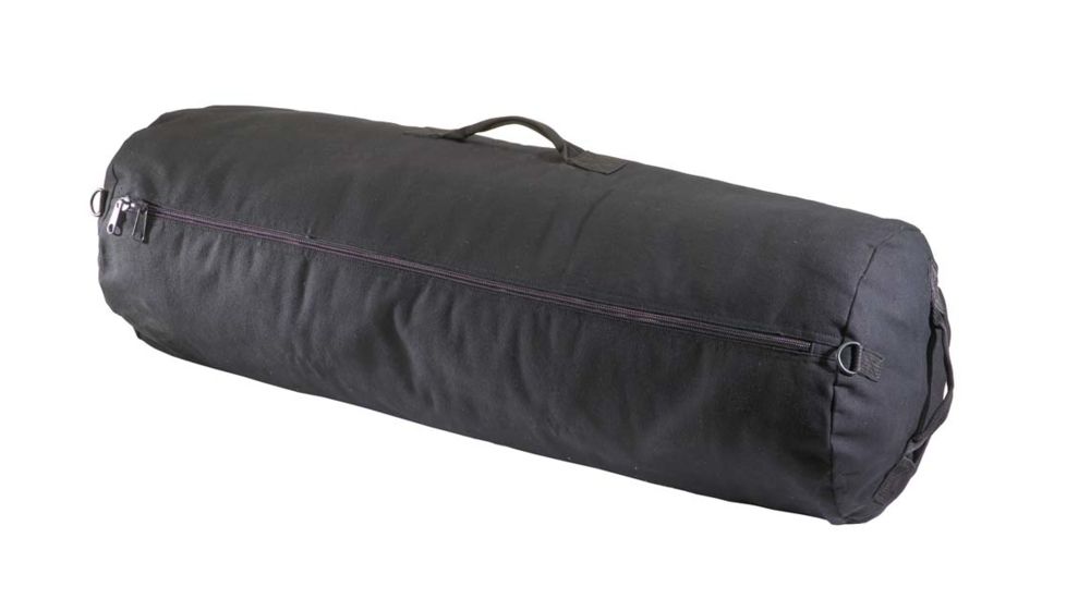Texsport Zippered Canvas Duffle Bags 42in. x 25in., Black 10400