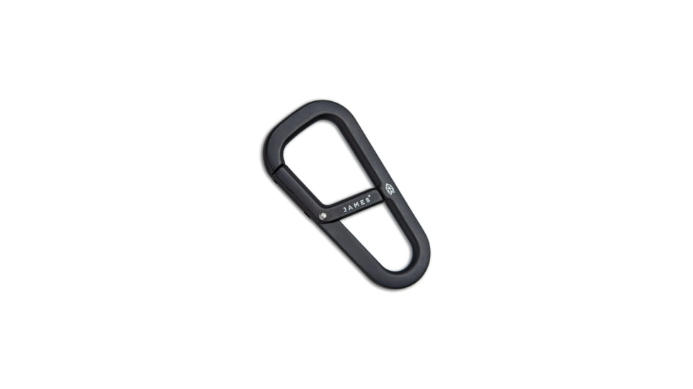 The James Brand The Hardin Carabiner, Black, One Size, BHQ-109438