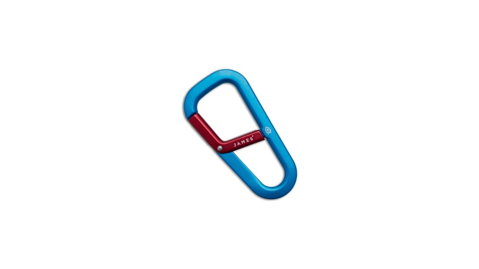 The James Brand The Hardin Carabiner, Blue/Red, One Size, BHQ-195455