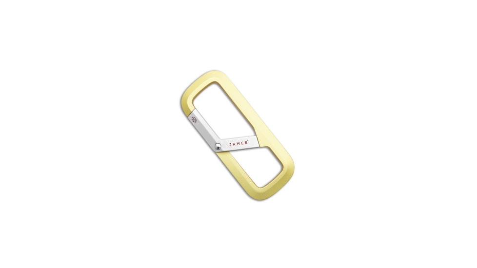 The James Brand The James Brand The Madison Carabiner - Butter + Polish, Gold, adult, BHQ-232440