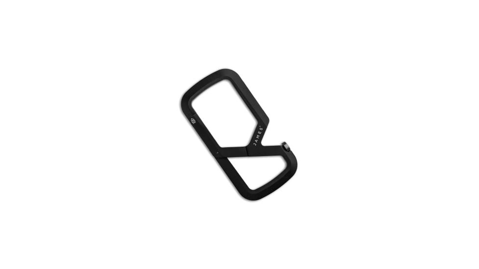 The James Brand The Mehlville Carabiner, Black, 3.125 inch, BHQ-88100