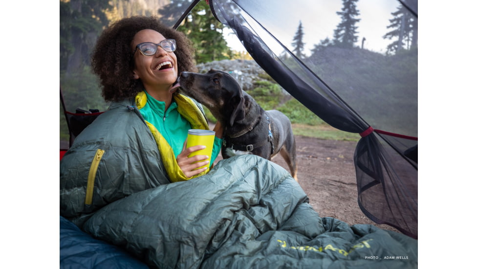 Therm-a-Rest Questar 20F/-6C Sleeping Bag, Small, Balsam, 13155