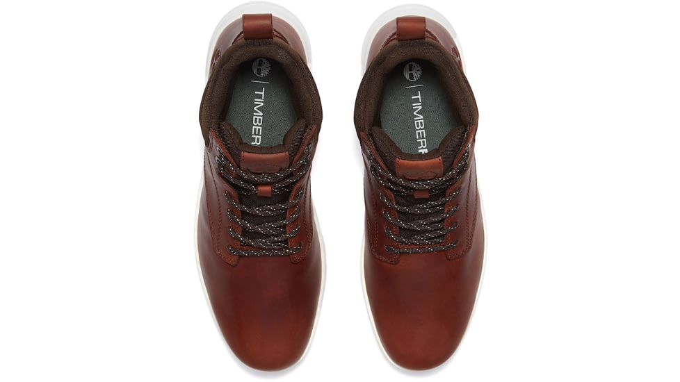 Timberland Parker Street Full Grain Mid Lace Up Sneakers - Mens, Rust, 8.5 US, TB0A6BXEEM6108500M
