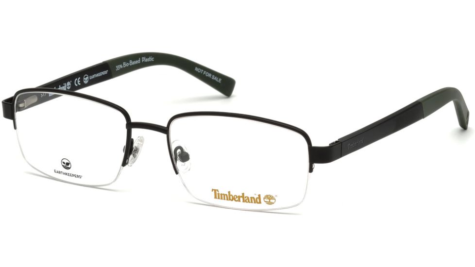 Timberland TB1588 Eyeglass Frames - Matte Black Frame Color, Matte Black Lens Color