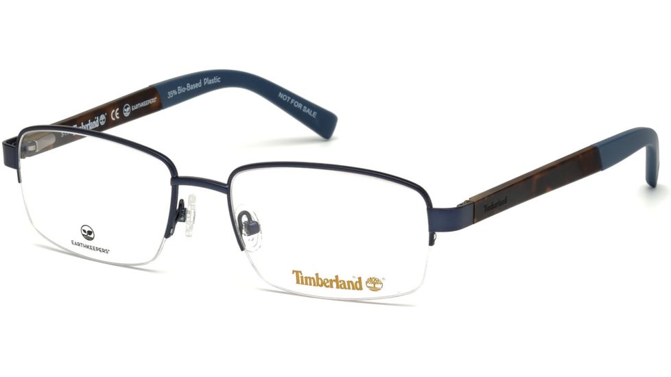 Timberland TB1588 Eyeglass Frames - Matte Blue Frame Color, Matte Blue Lens Color