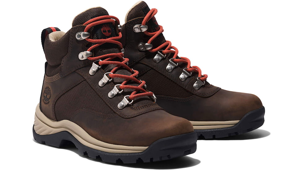 Timberland White Ledge Mid Lace Up Waterproof Hiking Boots - Womens, Chocolate Brown, 7 US, TB1A2M2R243107000M