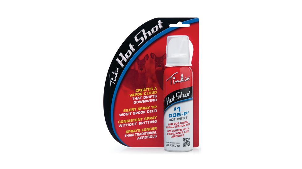 Tinks Hot Shot #1 Doe-P Non-Estrous Mist 3 Ounce Spray Carded For Hanging
