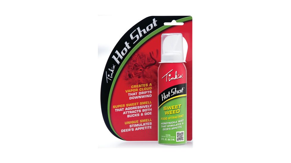 Tinks Hot Shot Sweet Weed Food Attractant 3 Ounce Spray Carded For Hanging