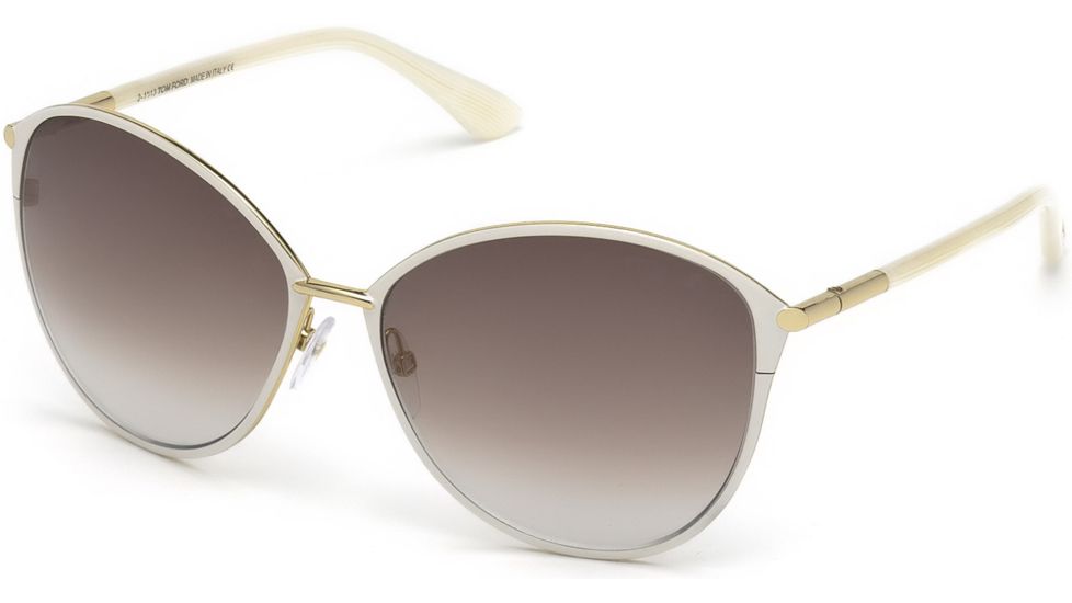 Tom Ford FT0320 Sunglasses - Gold Frame Color, Gradient Brown Lens Color