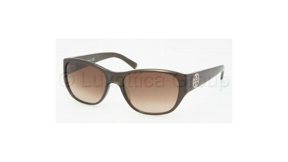 Tory Burch Tory C02 TY7012 Sunglasses with No-Line Progressive Rx Prescription Lenses TY7012-735-13-5517 - Lens Diameter: 55 mm, Frame Color: Olive