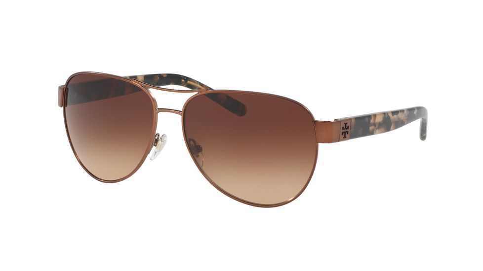Tory Burch TY6051 Progressive Prescription Sunglasses TY6051-319113-60 - Lens Diameter 60 mm, Frame Color Bronze/pearl Brown Tort