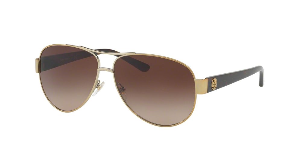 Tory Burch TY6057 Progressive Prescription Sunglasses, 60mm, Gold, TY6057-324013-60-PRO