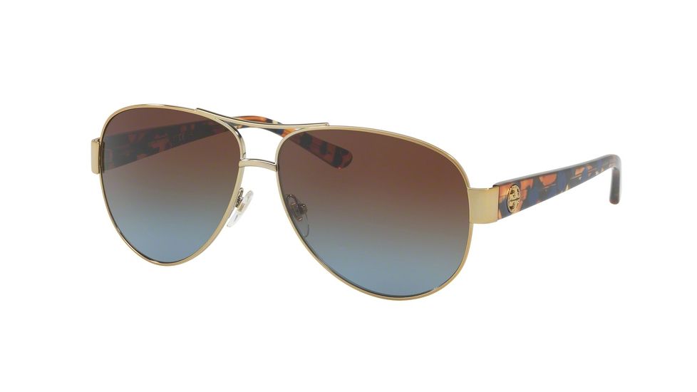 Tory Burch TY6057 Progressive Prescription Sunglasses TY6057-324113-60 - Lens Diameter 60 mm, Frame Color Gold