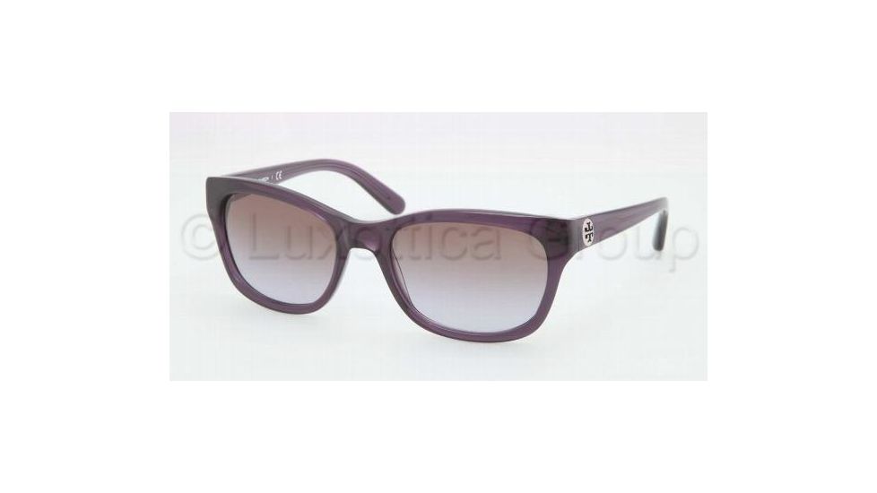 Tory Burch TY7044 TY7044 Progressive Prescription Sunglasses TY7044-110368-5418 - Lens Diameter 54 mm, Frame Color Dusty Purple