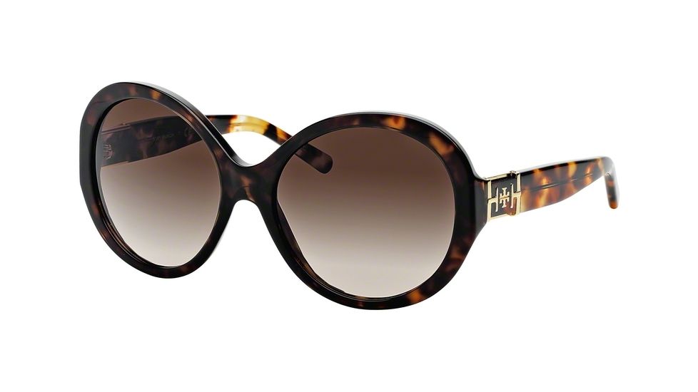 Tory Burch TY7072 Progressive Prescription Sunglasses TY7072-133113-56 - Lens Diameter 56 mm, Frame Color Dk Tortoise/spotty Tortoise