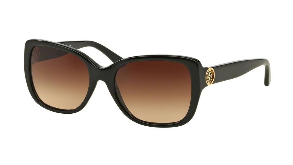 Tory Burch TY7086A Single Vision Prescription Sunglasses TY7086A-131213-55 - Lens Diameter 55 mm, Frame Color Black