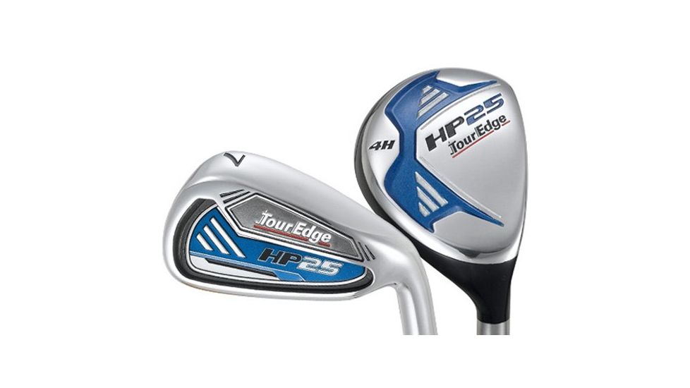 Tour Edge HP25 Mens Complete Set Regular Flex LH Silver, HCSLGR13.B