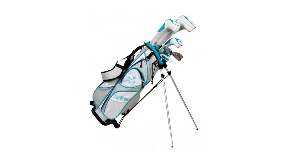 Tour Edge Lady Edge Box Club Set, LH, White/Teal 467807