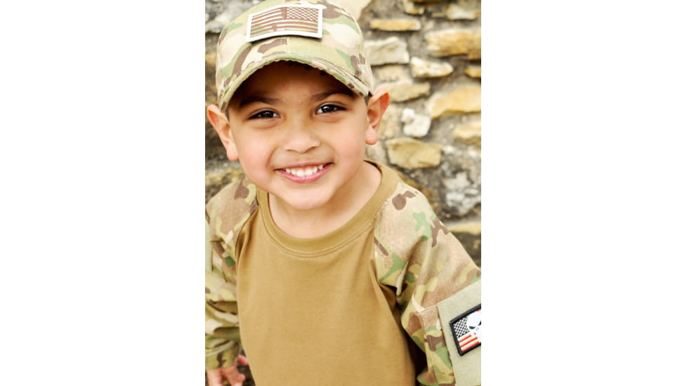 Trooper Clothing Tactical Combat Battle Shirt w/Mesh Side Vents,Large, Multi Color Camo and Coyote, Large 14-16, 9300-L