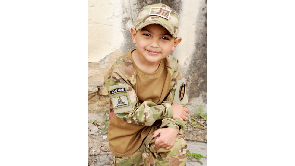 Trooper Clothing Tactical Combat Battle Shirt w/Mesh Side Vents,Large, Multi Color Camo and Coyote, Large 14-16, 9300-L
