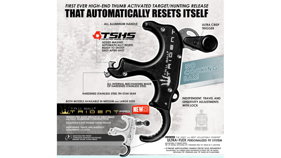 TRU Ball Tru Ball Trident Flex Release
