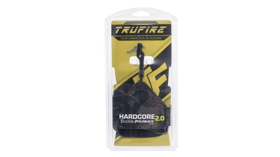 Tru-Fire Hardcore 2.0 Wrist Release, Buckle Foldback, Black, T20500