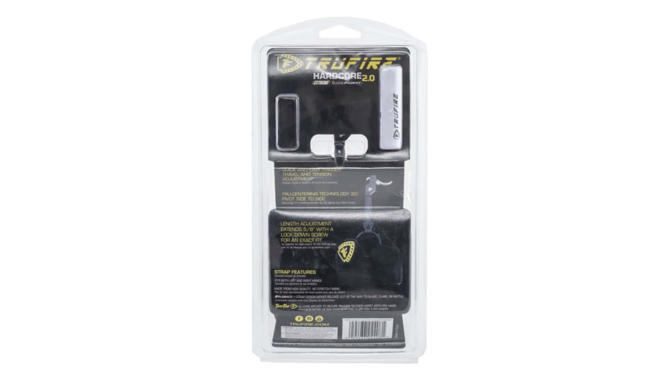 Tru-Fire Hardcore 2.0 Wrist Release, Extreme Buckle, Black, T20501