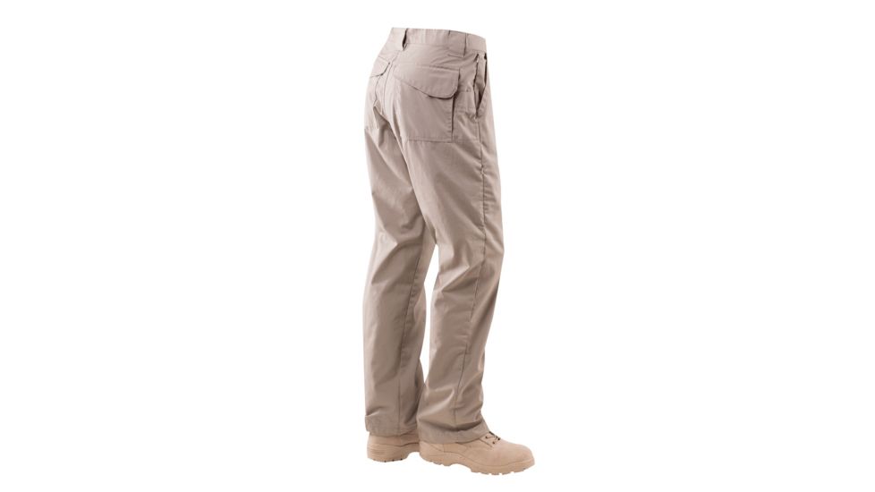 Tru-Spec 24-7 Men's Classic Pants, Teflon, PolyCotton RipStop, Khaki, Size 50 1185093
