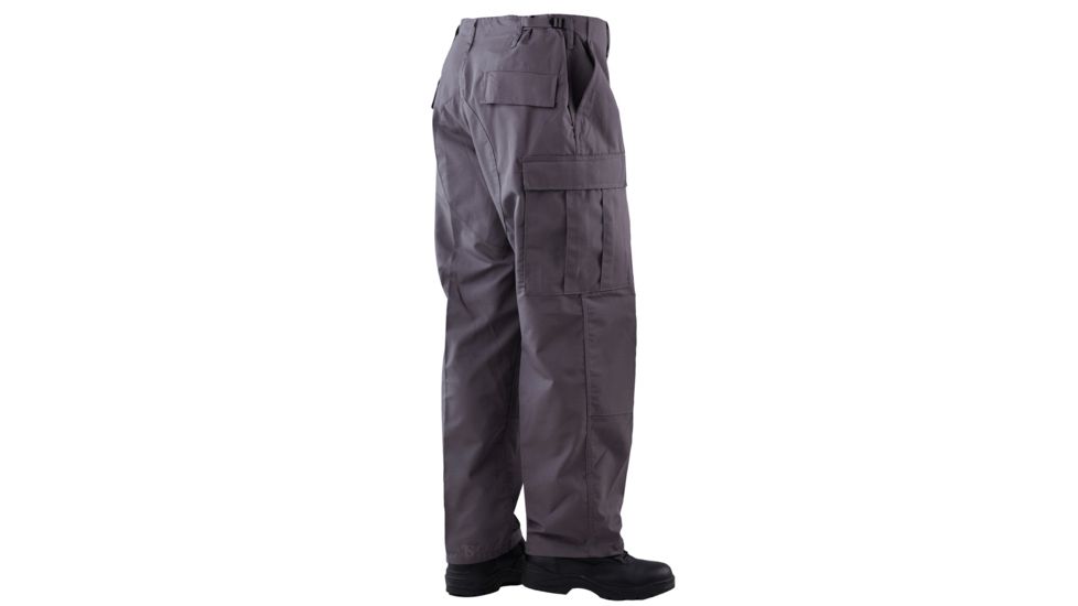 TRU-SPEC BDU 65/36 Poly/Co Rip Pants - Men's, Charcoal, Extra Large, Regular, 1308006
