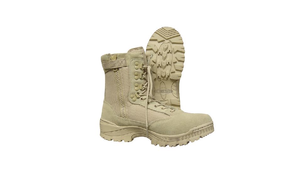 Tru-Spec Boots, Tru Tan Zipper Tactical - 4054080