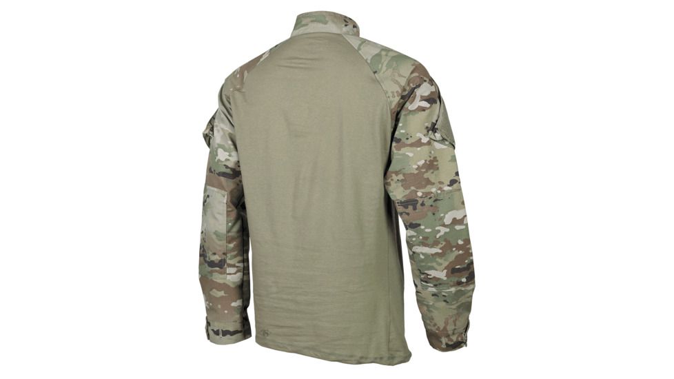 TRU-SPEC Combat 1/4 Zip Long Sleeve Shirt - Mens, Scorpion OCP, Extra Small, Regular, 1653002