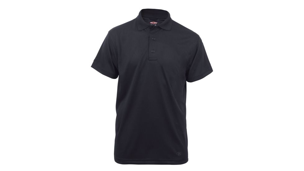 Tru-Spec Men's Short Sleeve Performance Polo Shirt, Black, Small 4336003