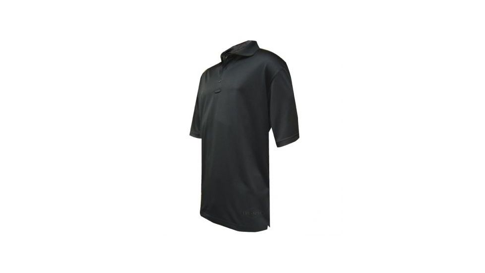 Tru-Spec Men's Short Sleeve Performance Polo Shirt, Black, Small 4336003