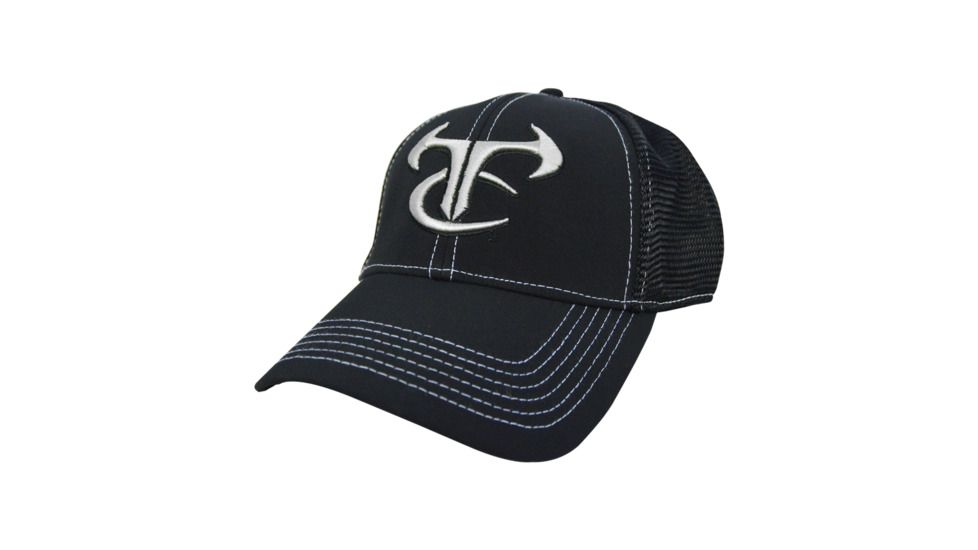 TrueTimber Ball Hat w/Silver TTC Logo, Black, One Size, TT138