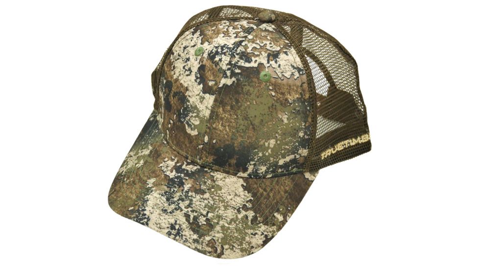 TrueTimber Blank Hat w/ Black Mesh Snap Back, Strata, One Size, 0270