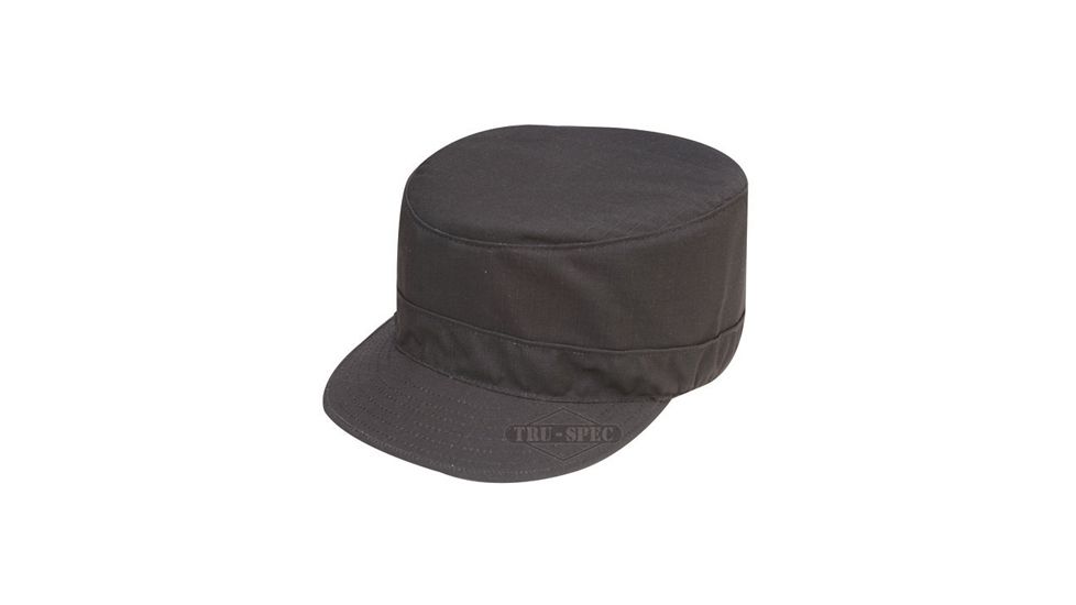 Tru-Spec Combat Cap, HW Black No Eyelets, 7-1/4 3254004