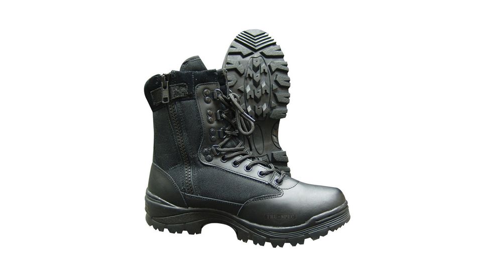 Tru-Spec Tru Boots Black Zipper Tact, 11W 4050030