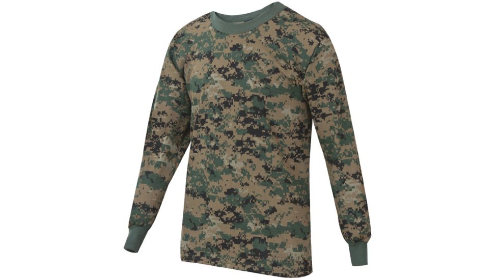 Tru-Spec Tru T Shirt W/P Digital Long Sleeve, M 4382004